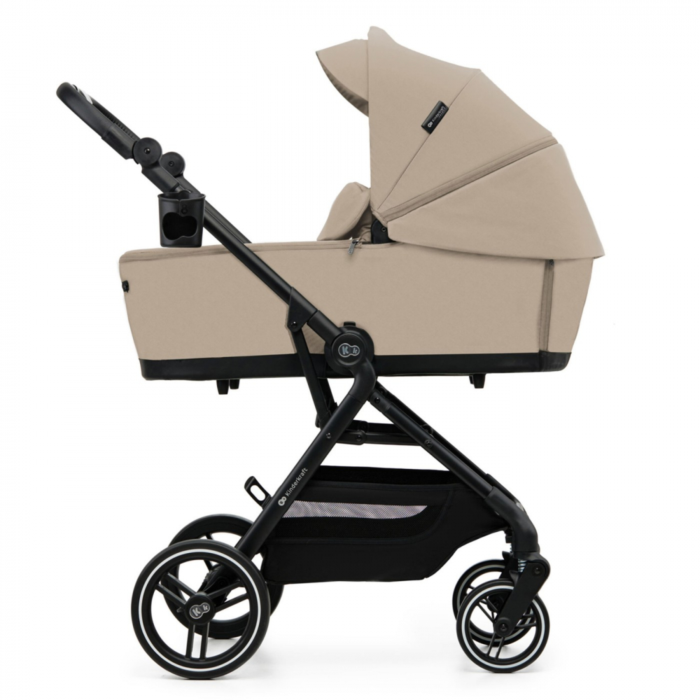 Carucior kinderkraft yoxi 3in1 (mink pro) bej nisip, varsta de la 0 luni la 3 ani [11]