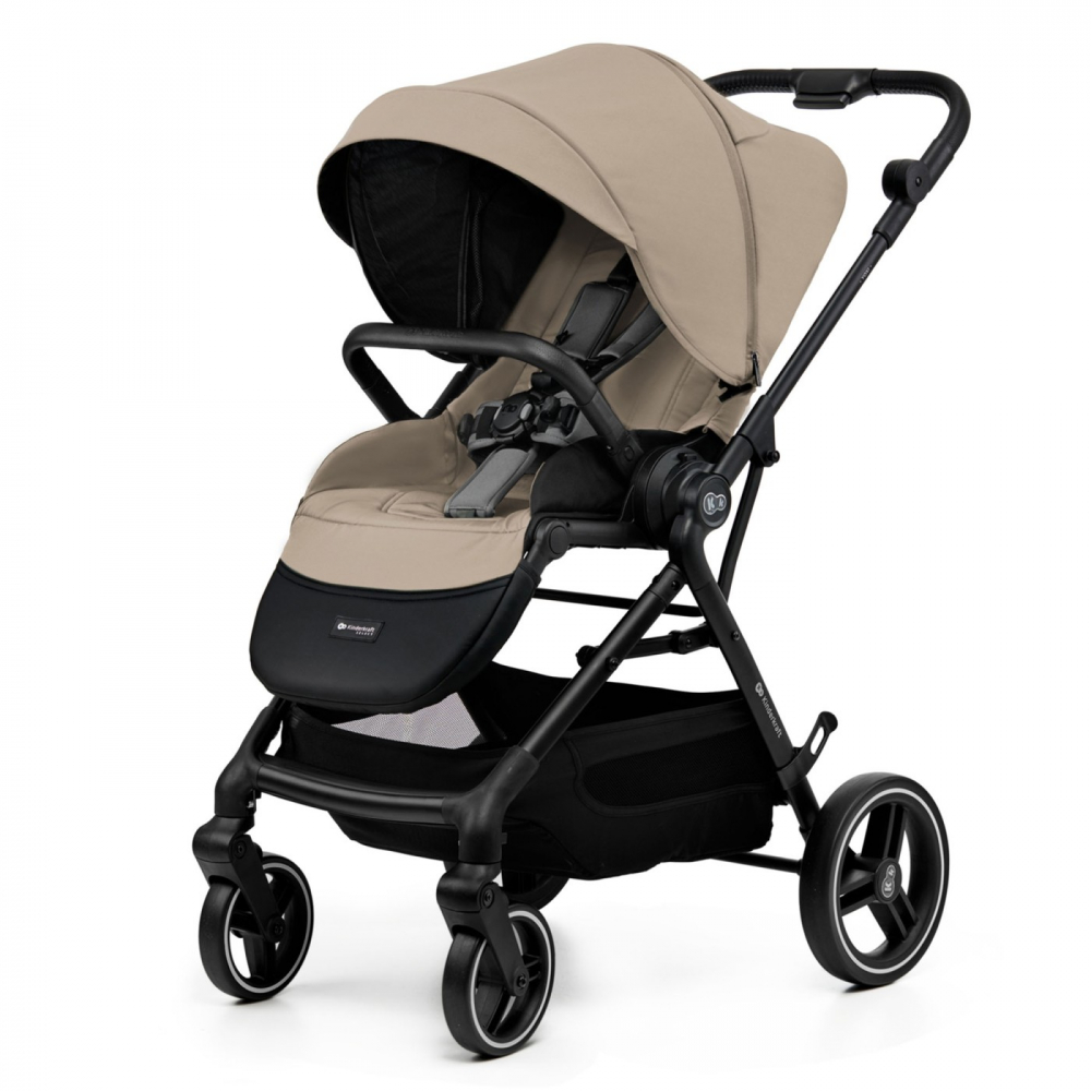 Carucior kinderkraft yoxi 3in1 (mink pro) bej nisip, varsta de la 0 luni la 3 ani [14]