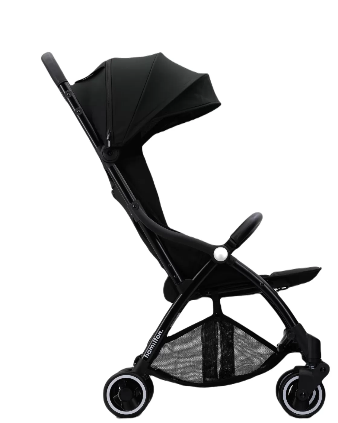 Carucior magic fold x1 plus hamilton black, varsta de la 0 luni la 4 ani [3]