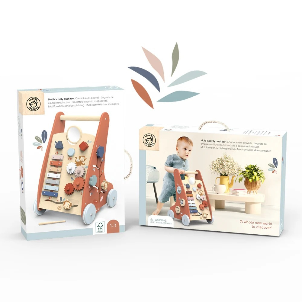Carucior multiactivitati, Speedy Monkey pentru Baiat, Fata varsta 1 - 3, 3 - 6 [2]