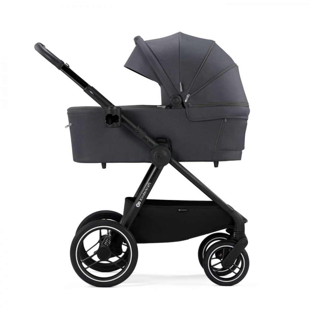Carucior multifunctional 2in1 kinderkraft nea dark grey, varsta de la 0 luni la 4 ani [2]