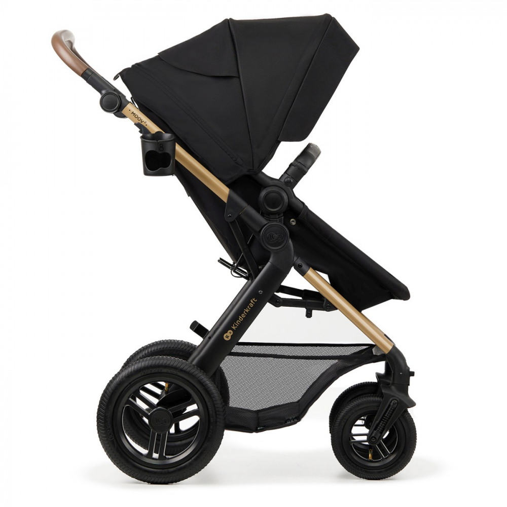 Carucior multifunctional kinderkraft moov 2 air 4in1 pure black, varsta de la 0 luni la 4 ani [16]