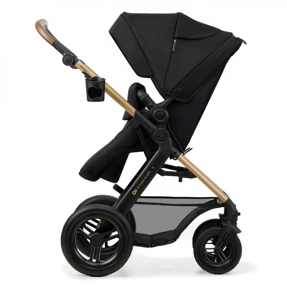 Carucior multifunctional kinderkraft moov 2 air 4in1 pure black, varsta de la 0 luni la 4 ani [14]