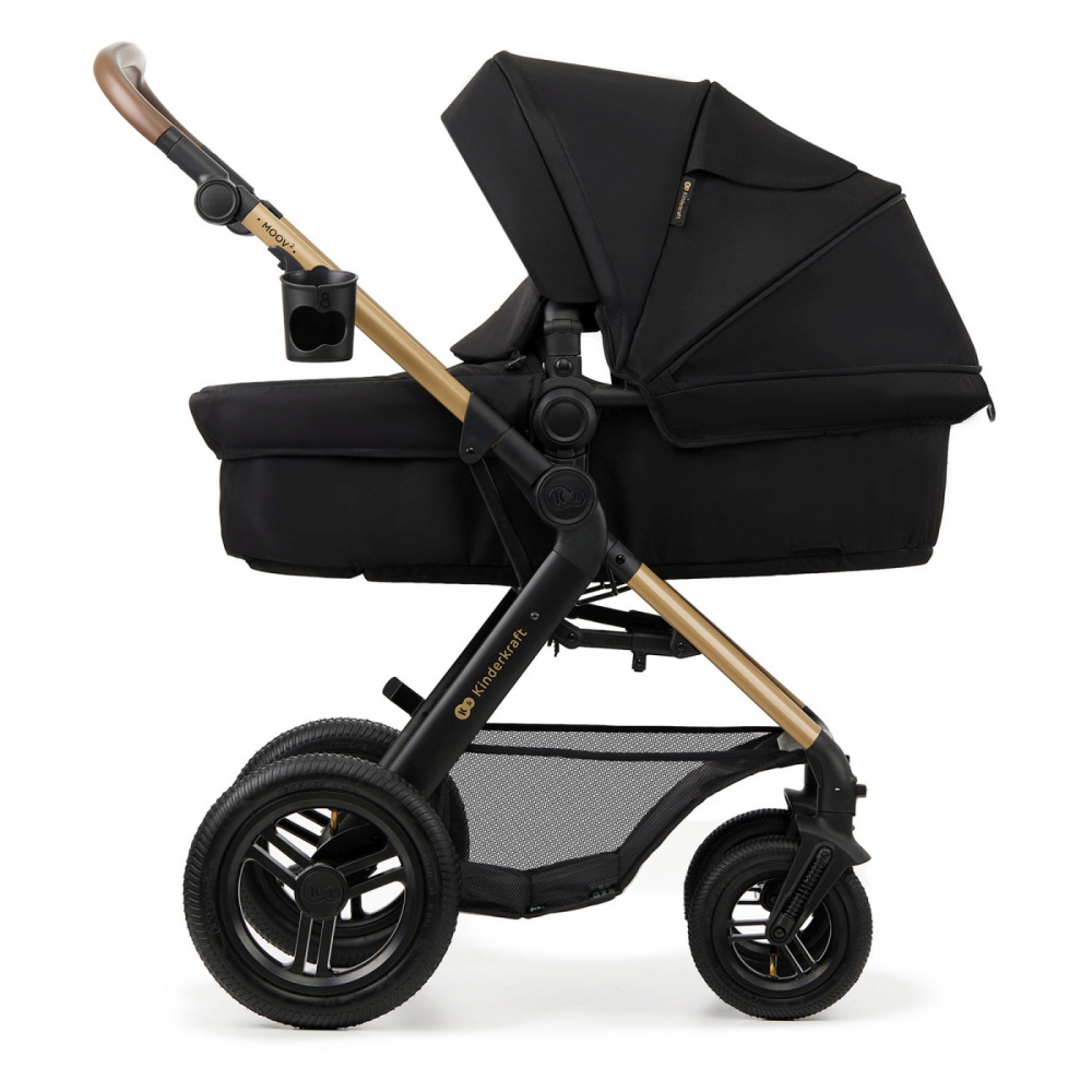 Carucior multifunctional kinderkraft moov 2 air 4in1 pure black, varsta de la 0 luni la 4 ani [13]