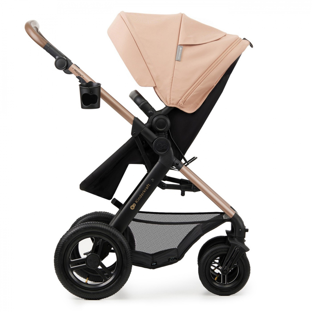 Carucior multifunctional kinderkraft moov 2 air 4in1 sand beige, varsta de la 0 luni la 4 ani [12]