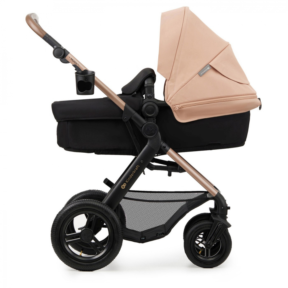 Carucior multifunctional kinderkraft moov 2 air 4in1 sand beige, varsta de la 0 luni la 4 ani [9]