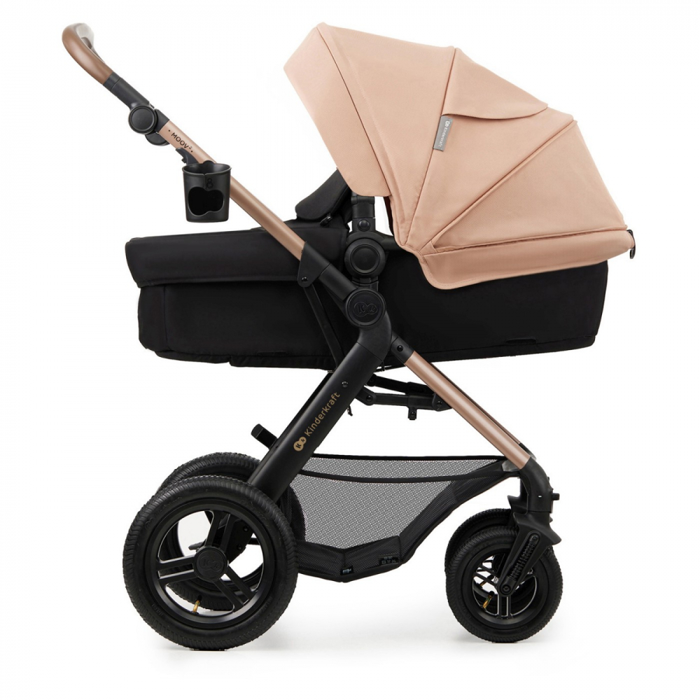 Carucior multifunctional kinderkraft moov 2 air 4in1 sand beige, varsta de la 0 luni la 4 ani [10]