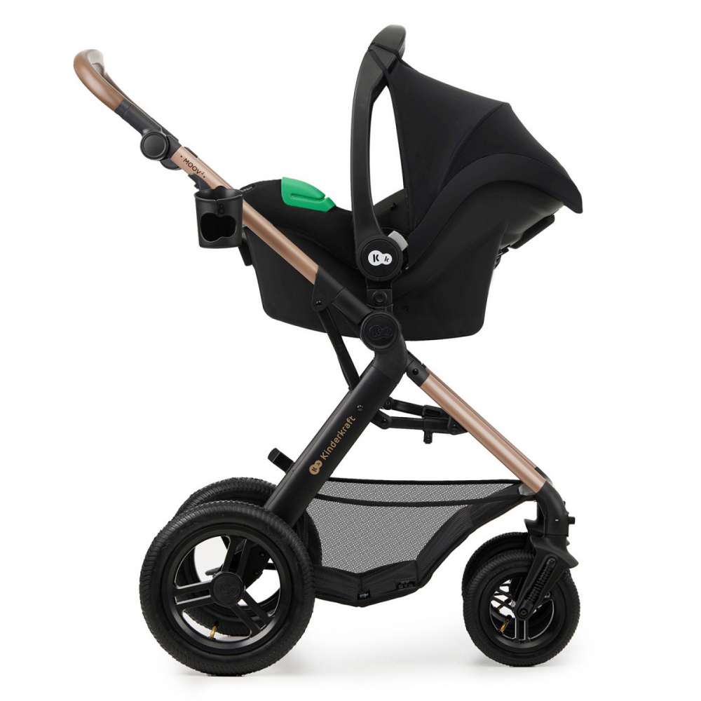 Carucior multifunctional kinderkraft moov 2 air 4in1 sand beige, varsta de la 0 luni la 4 ani [16]
