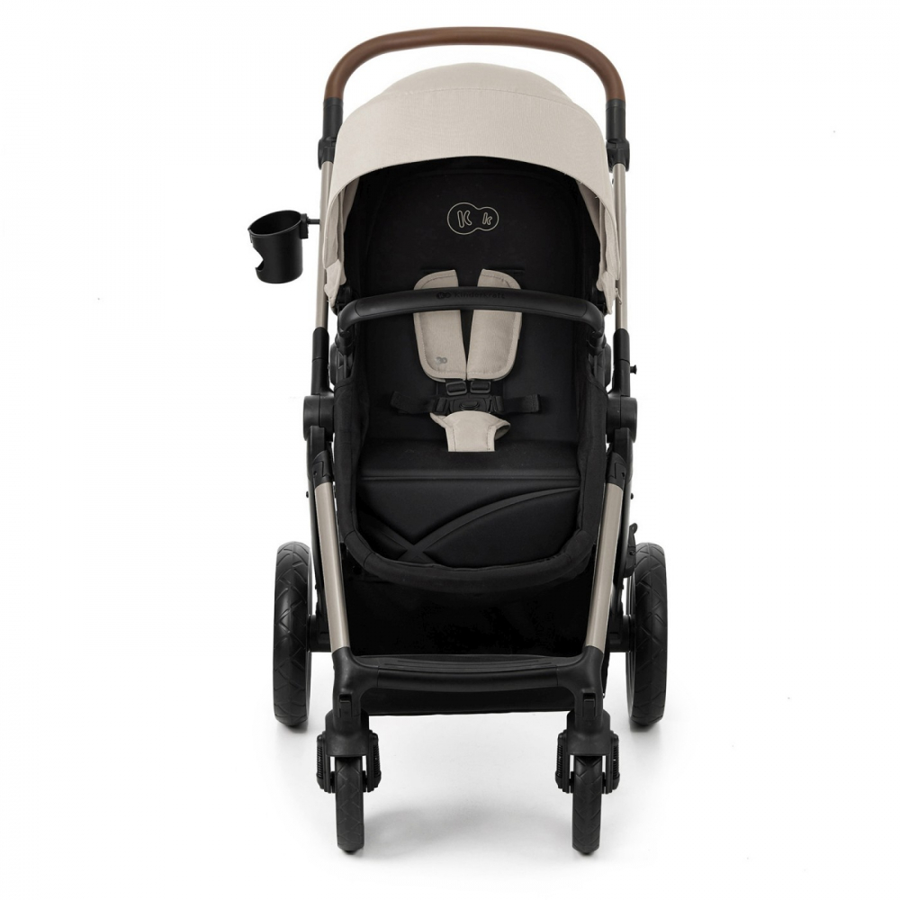 Carucior multifunctional kinderkraft moov 2 eva 4in1 moon grey, varsta de la 0 luni la 3 ani [17]