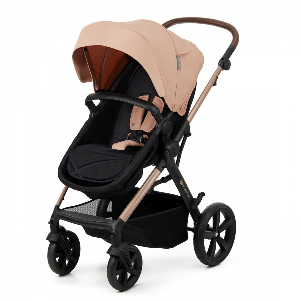 Carucior multifunctional kinderkraft moov 2 eva 4in1 sand beige, varsta de la 0 luni la 4 ani [14]