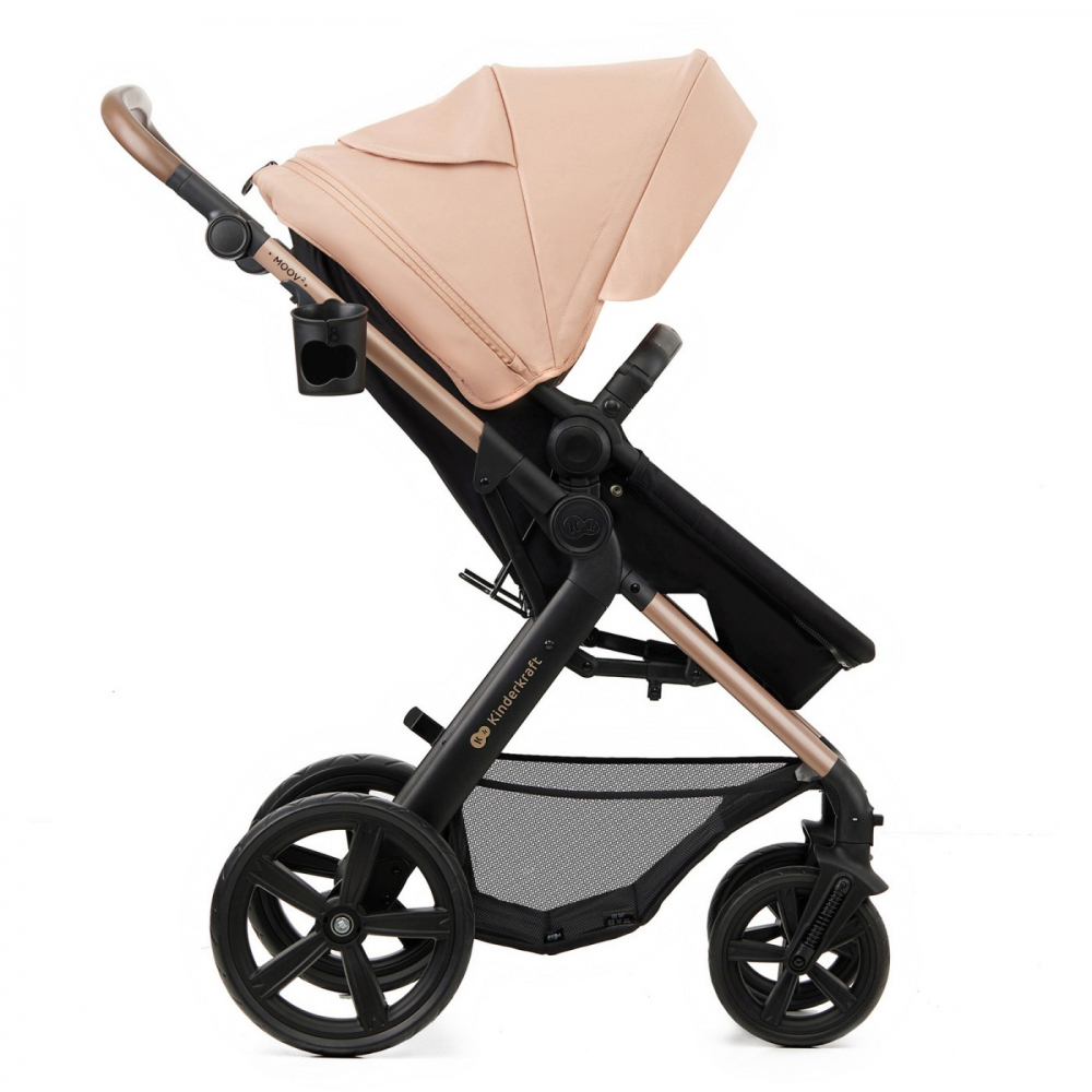 Carucior multifunctional kinderkraft moov 2 eva 4in1 sand beige, varsta de la 0 luni la 4 ani [13]
