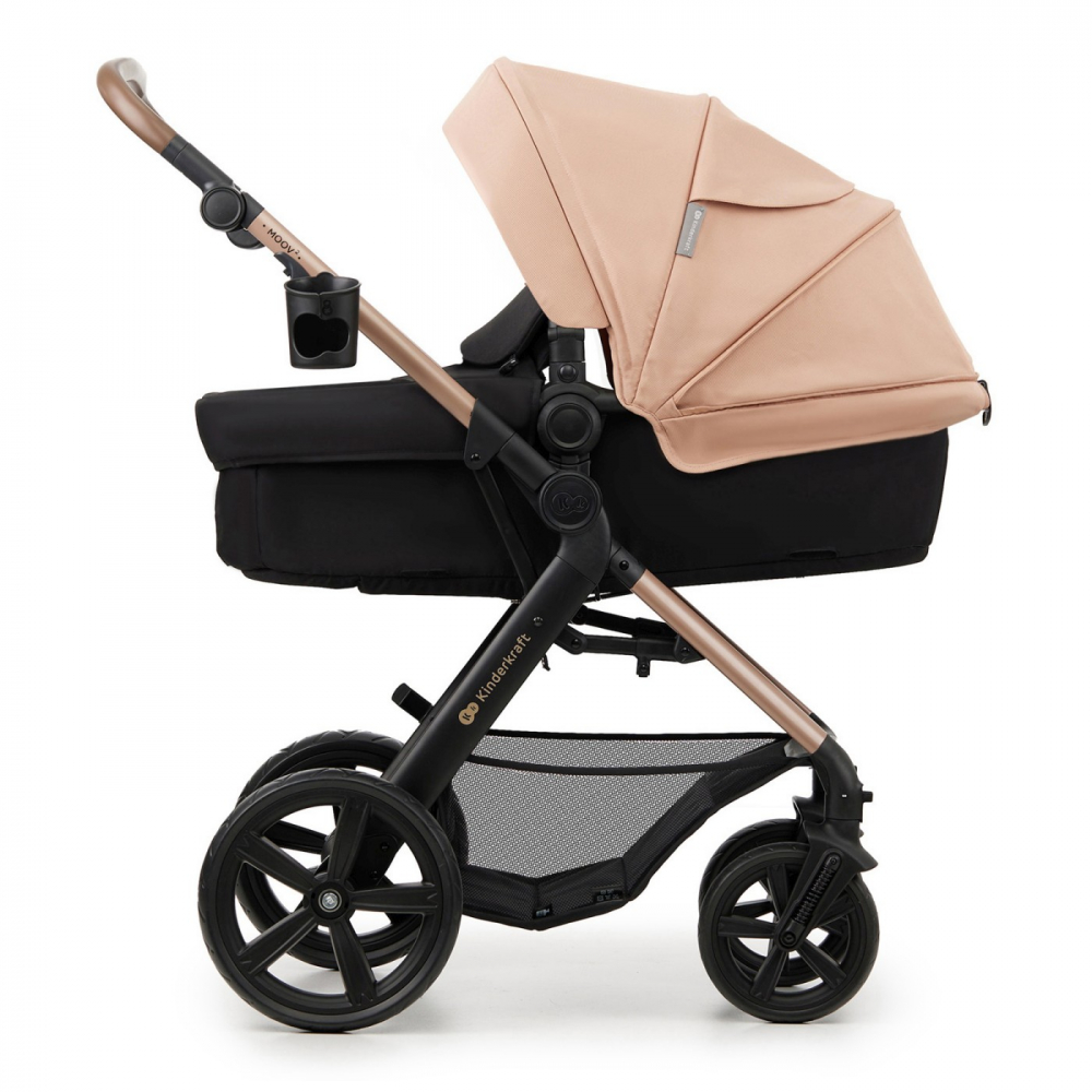 Carucior multifunctional kinderkraft moov 2 eva 4in1 sand beige, varsta de la 0 luni la 4 ani [10]