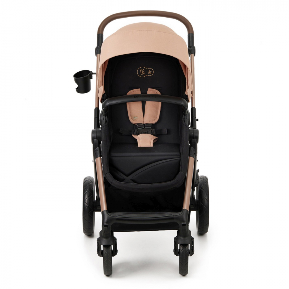 Carucior multifunctional kinderkraft moov 2 eva 4in1 sand beige, varsta de la 0 luni la 4 ani [15]