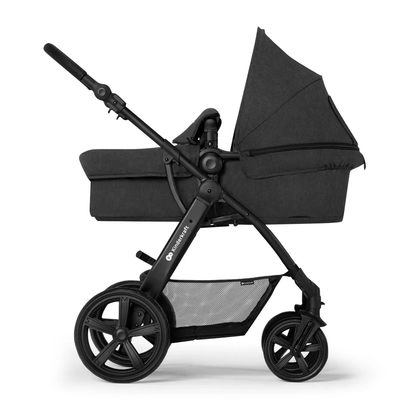 Carucior multifunctional kinderkraft moov, 3 in 1, black, varsta de la 0 luni la 5 ani [2]