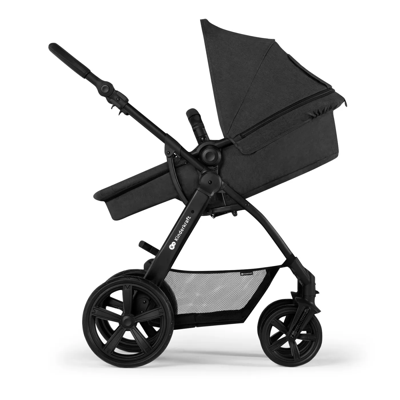 Carucior multifunctional kinderkraft moov, 3 in 1, black, varsta de la 0 luni la 5 ani [4]