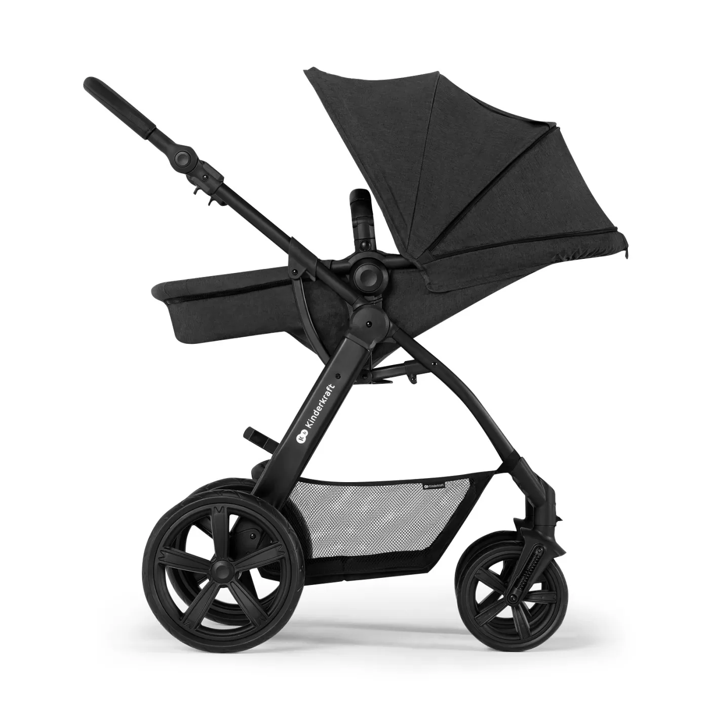 Carucior multifunctional kinderkraft moov, 3 in 1, black, varsta de la 0 luni la 5 ani [5]