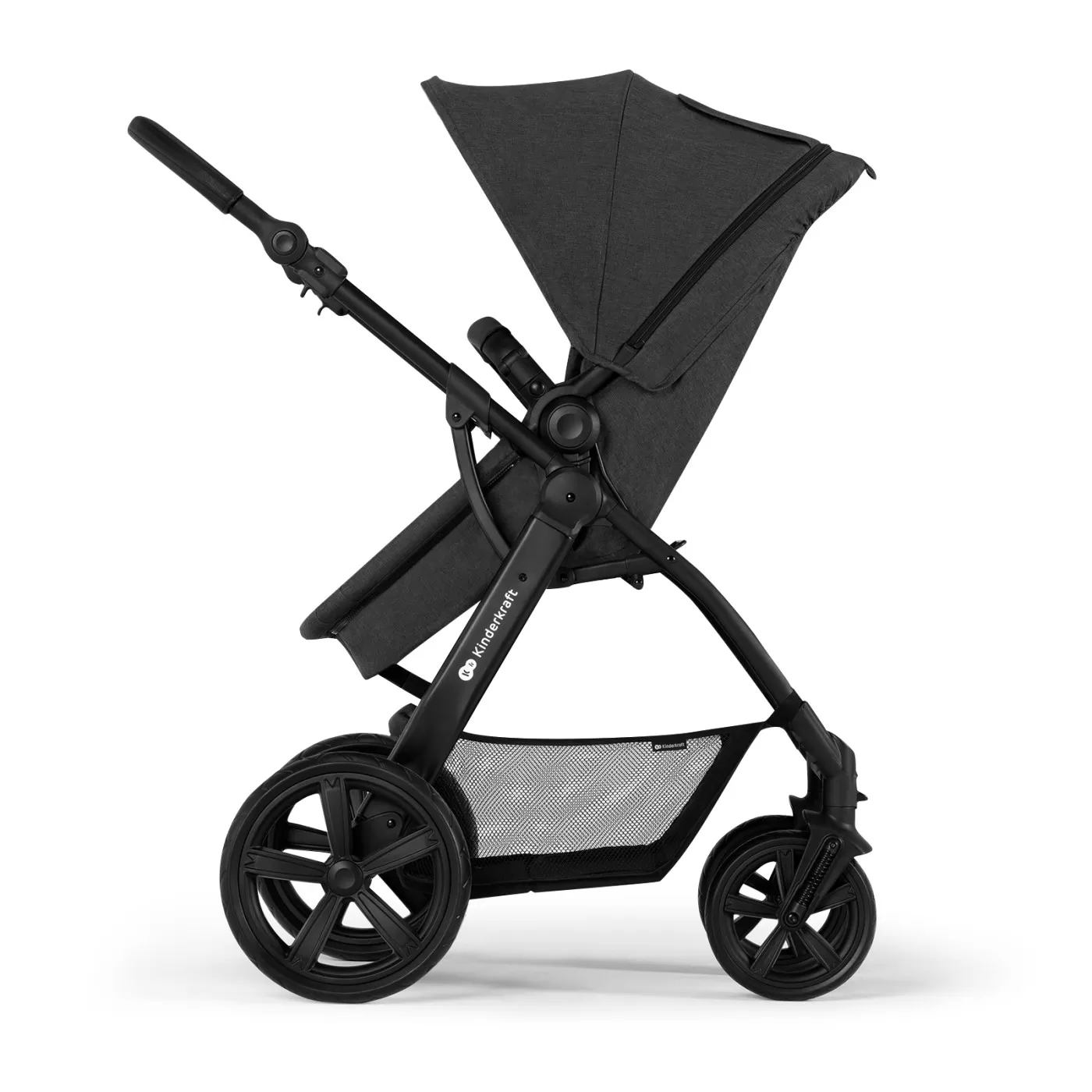 Carucior multifunctional kinderkraft moov, 3 in 1, black, varsta de la 0 luni la 5 ani [6]