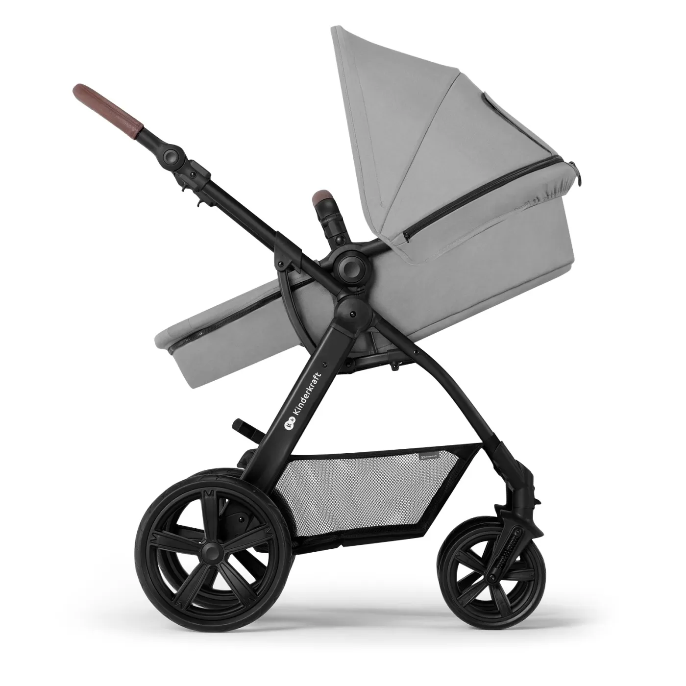 Carucior multifunctional kinderkraft moov, 3 in 1, grey, varsta de la 0 luni la 5 ani [4]
