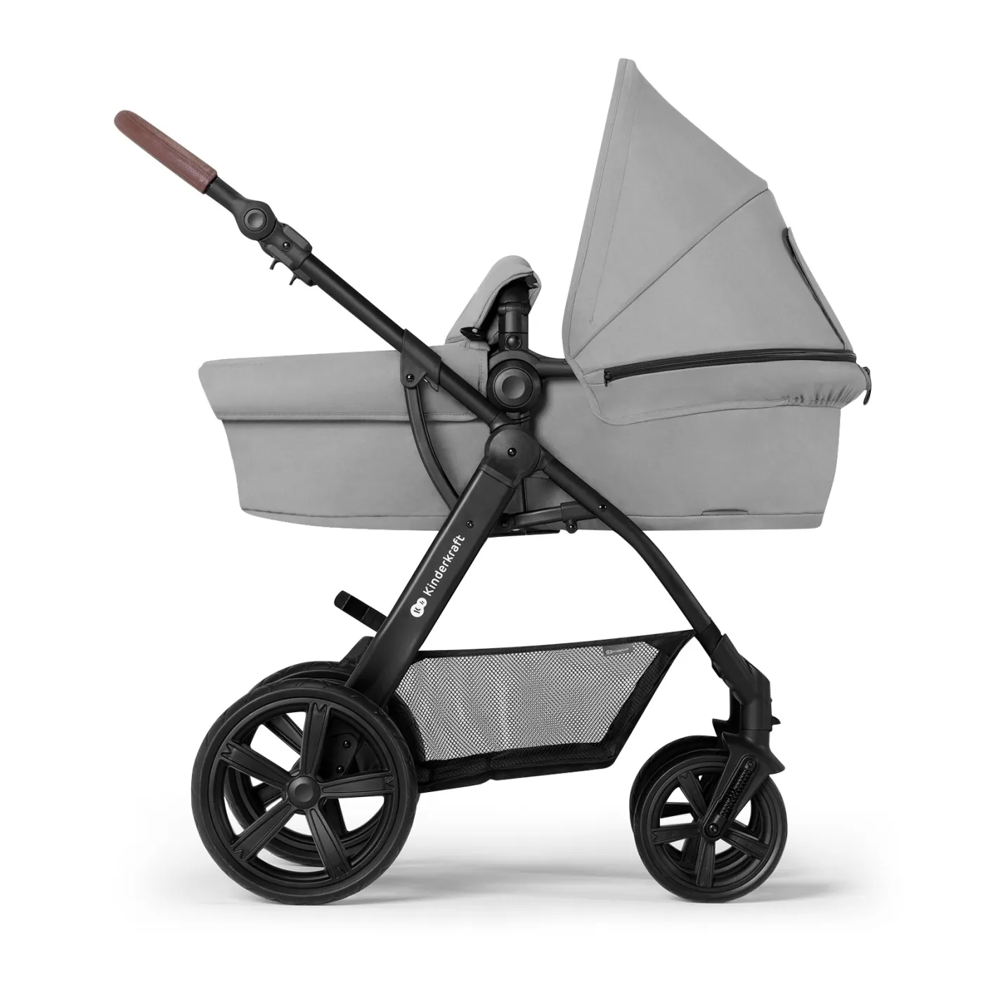 Carucior multifunctional kinderkraft moov, 3 in 1, grey, varsta de la 0 luni la 5 ani [2]