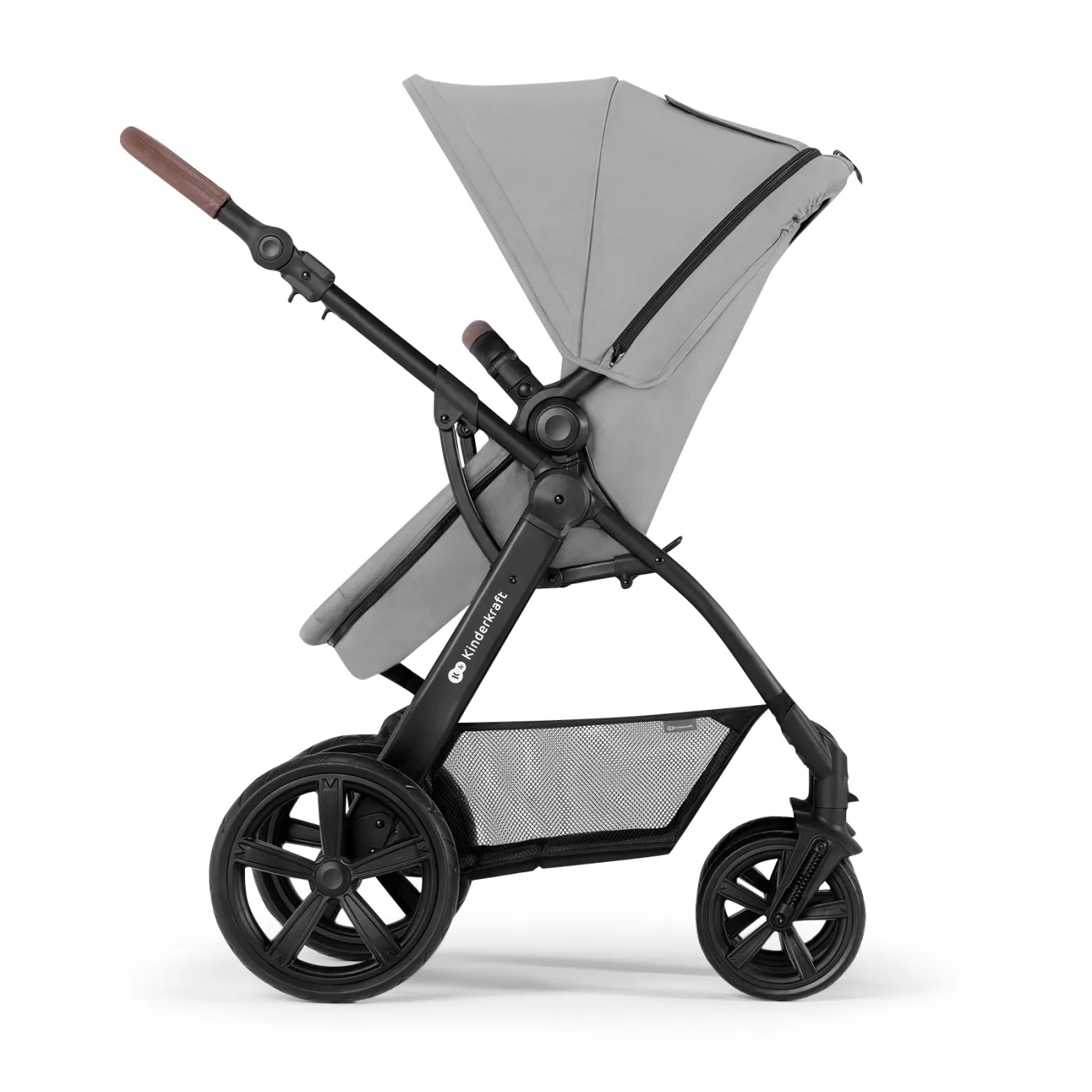 Carucior multifunctional kinderkraft moov, 3 in 1, grey, varsta de la 0 luni la 5 ani [6]