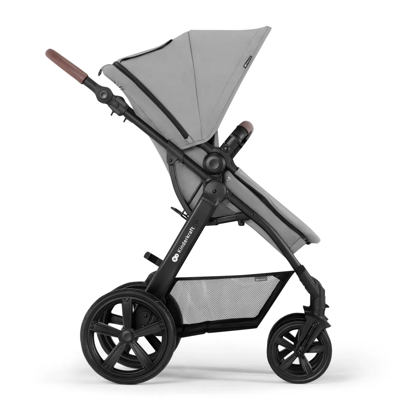 Carucior multifunctional kinderkraft moov, 3 in 1, grey, varsta de la 0 luni la 5 ani [9]
