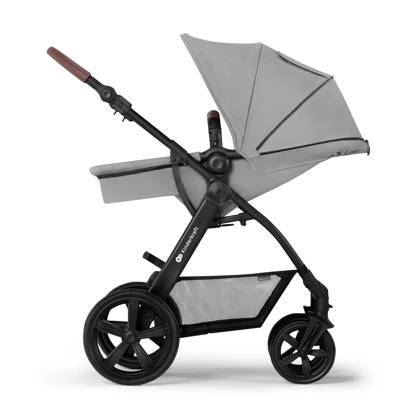 Carucior multifunctional kinderkraft moov, 3 in 1, grey, varsta de la 0 luni la 5 ani [5]