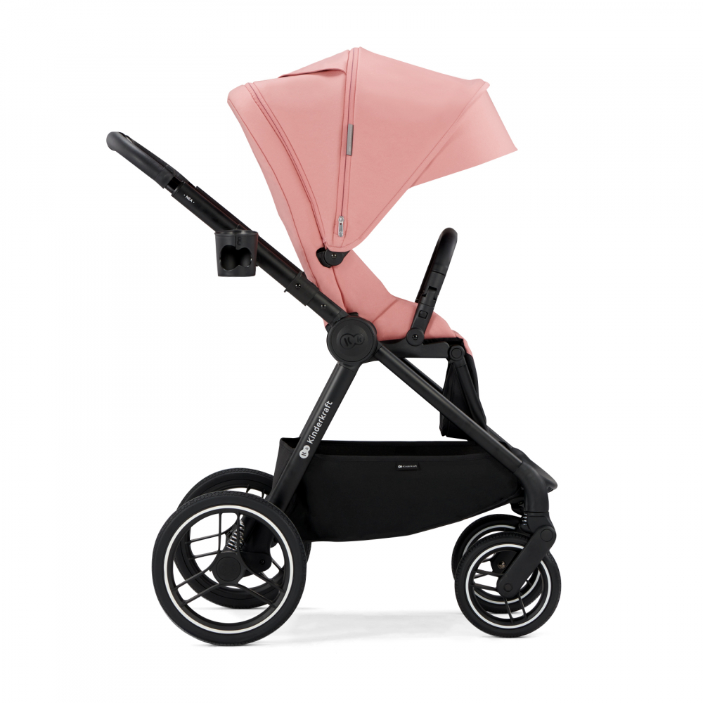 Carucior multifunctional kinderkraft nea, 2 in 1, ash pink, varsta de la 0 luni la 5 ani [4]