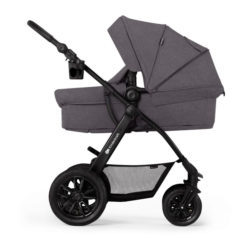 Carucior multifunctional kinderkraft xmoov, 3 in 1, dark grey, varsta de la 0 luni la 5 ani [3]