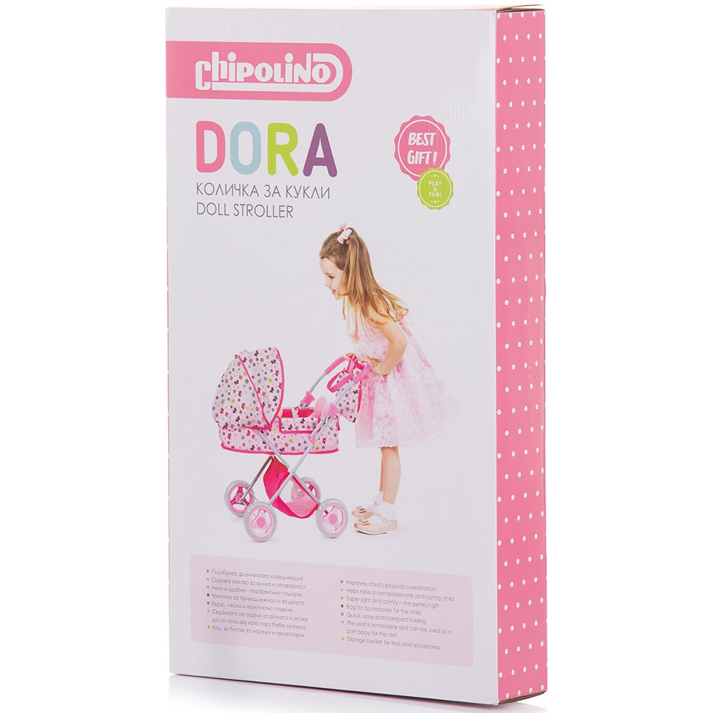Carucior pentru papusi Chipolino Dora unicorn [5]