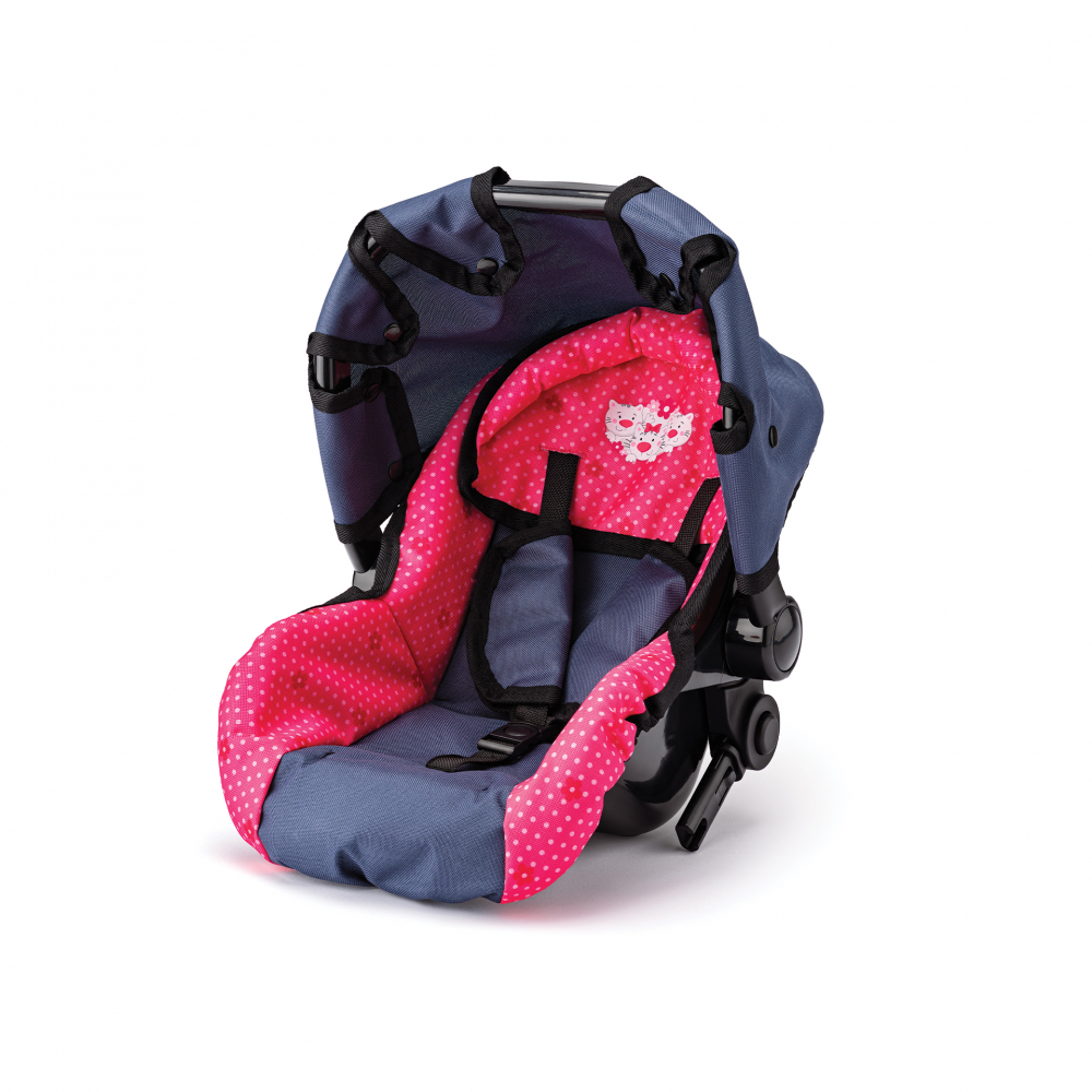 Carucior pentru papusi modern, scaun auto - Pisici Chichi, 2 in 1 [4]
