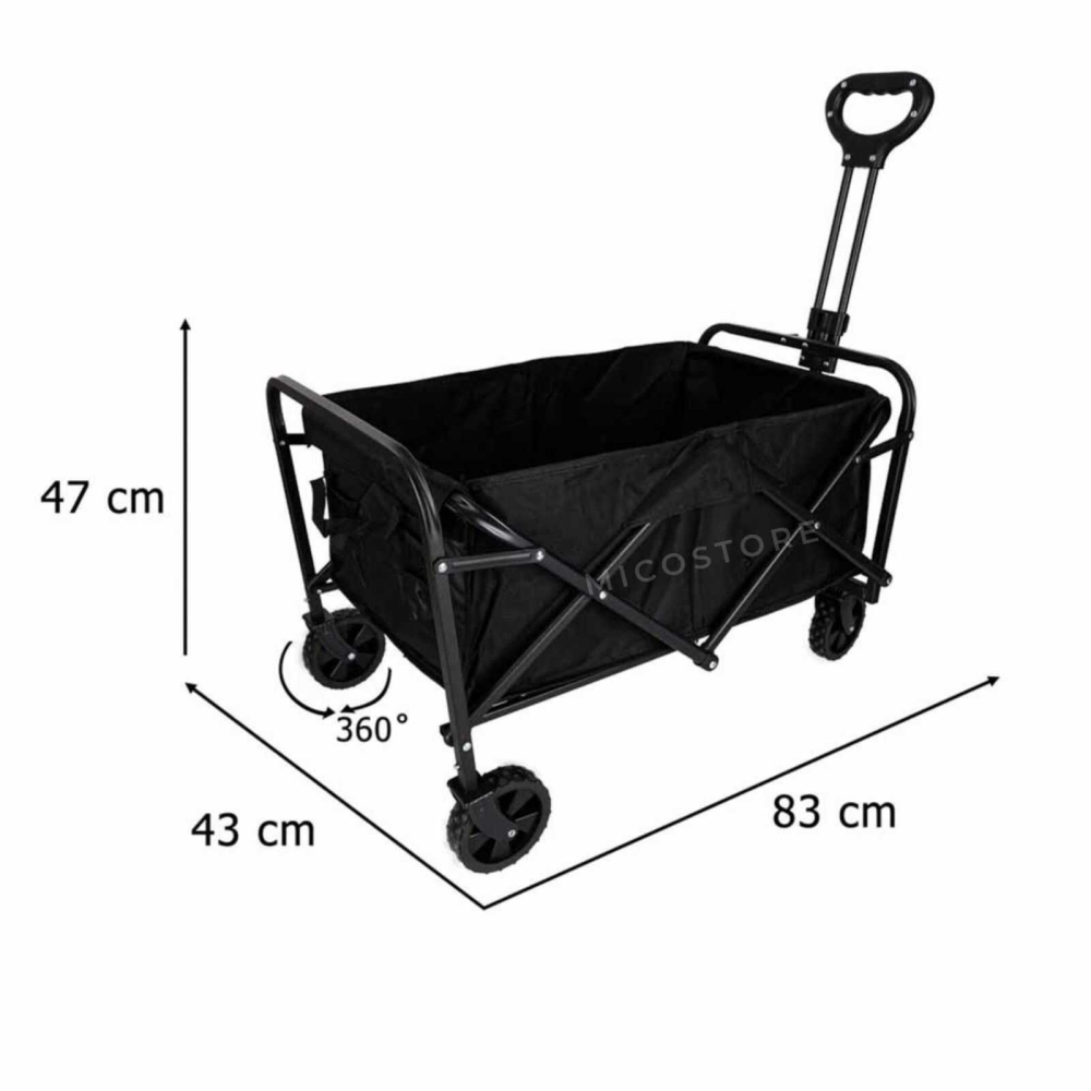 carucior transport pliabil, carucior plaja, carucior camping, carucior cumparaturi pliabil, carucior bagaje, carucior transport 100L [3]