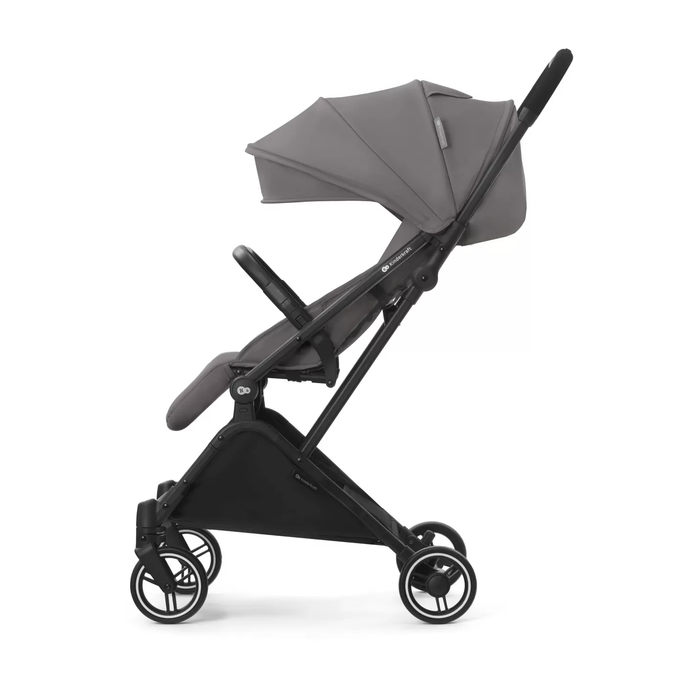 Carucior sport kinderkraf indy2, cozy grey, varsta de la 0 luni la 3 ani [4]