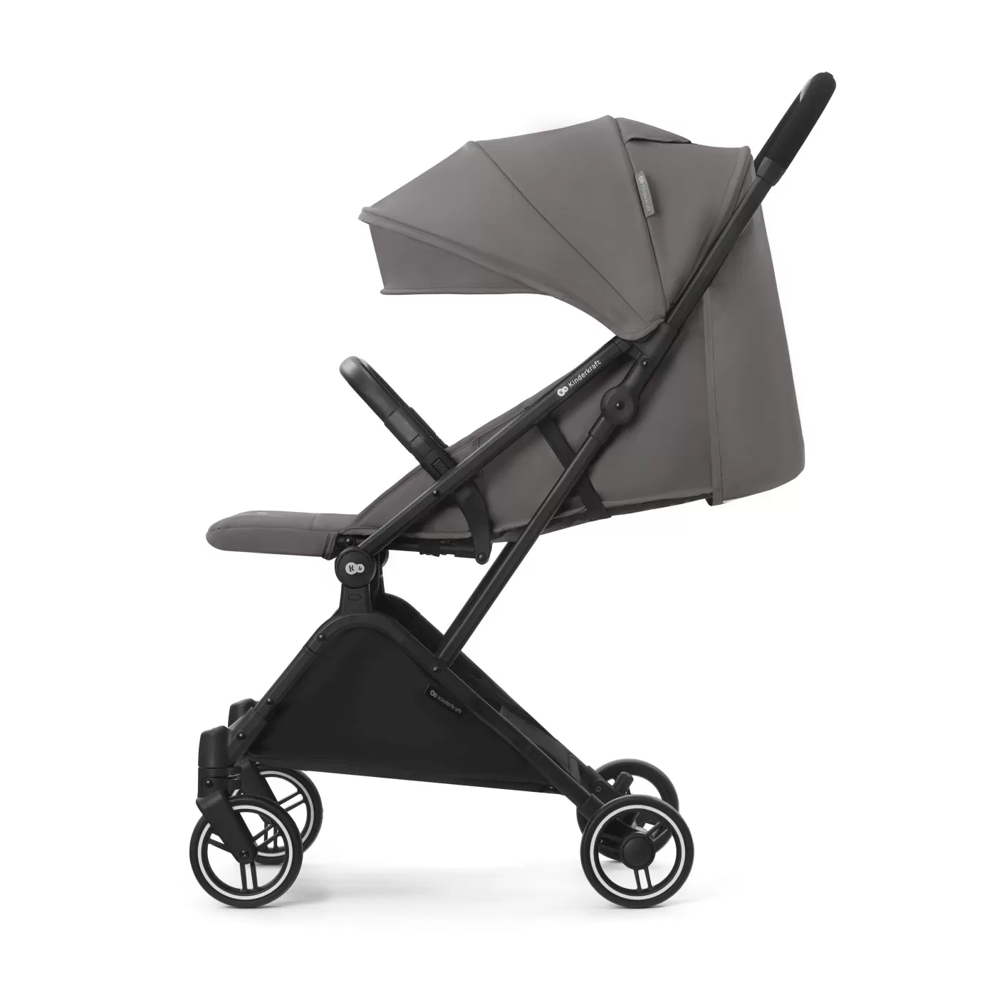 Carucior sport kinderkraf indy2, cozy grey, varsta de la 0 luni la 3 ani [5]