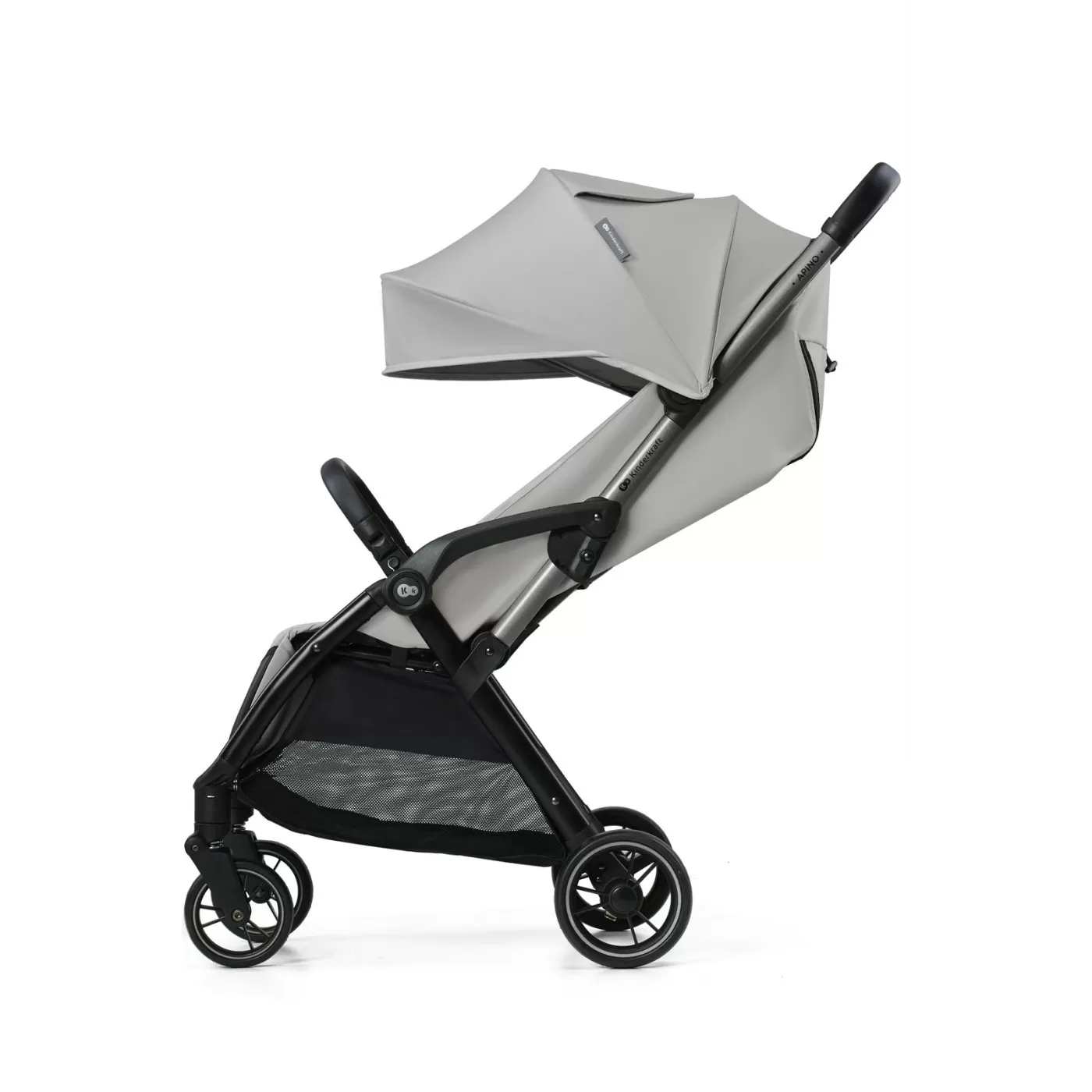 Carucior sport kinderkraft apino, 0-22 kg, dove grey, varsta de la 0 luni la 6 ani [3]