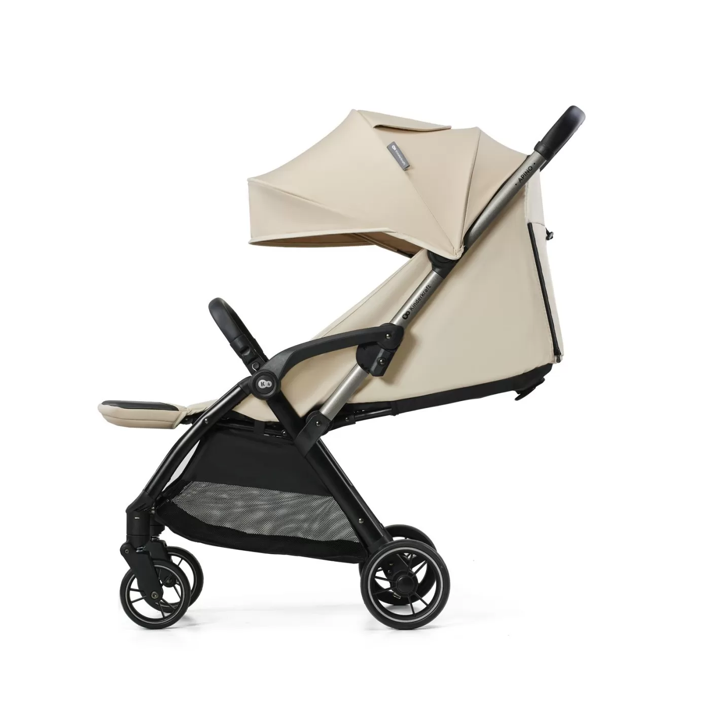 Carucior sport kinderkraft apino, 0-22 kg, dune beige, varsta de la 0 luni la 6 ani [4]