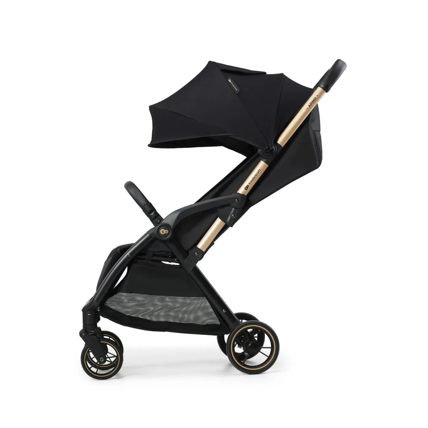 Carucior sport kinderkraft apino, 0-22 kg, raven black, varsta de la 0 luni la 6 ani [3]
