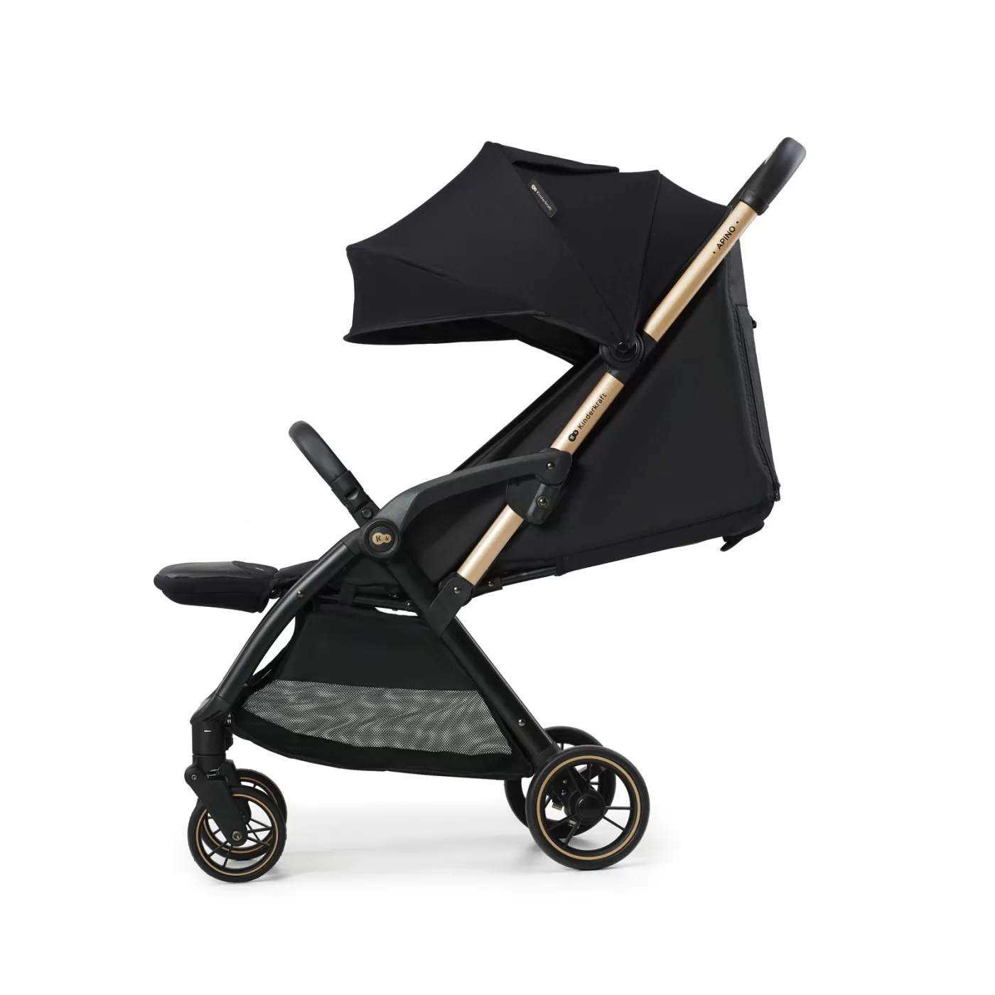 Carucior sport kinderkraft apino, 0-22 kg, raven black, varsta de la 0 luni la 6 ani [4]