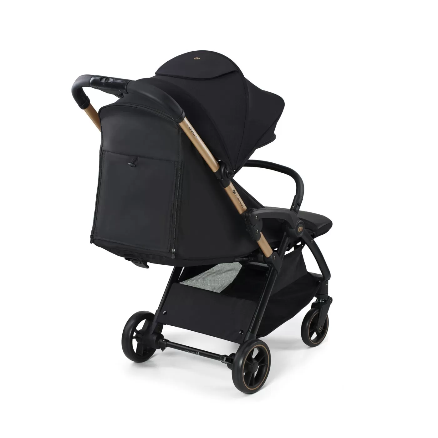 Carucior sport kinderkraft apino, 0-22 kg, raven black, varsta de la 0 luni la 6 ani [5]
