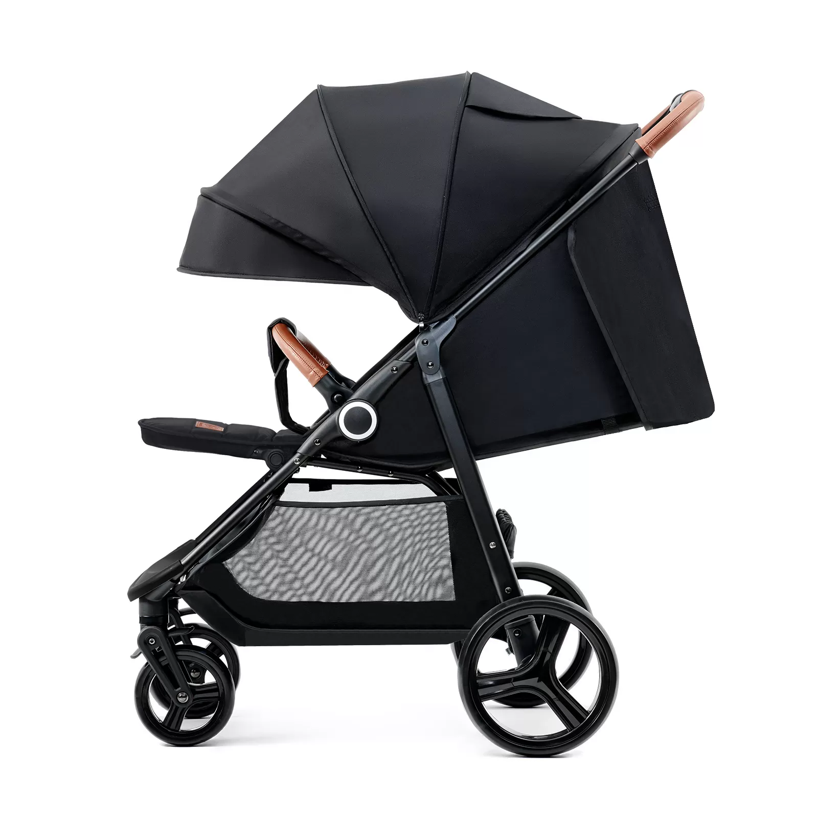 Carucior sport kinderkraft grande plus, black, varsta de la 0 luni la 5 ani [3]