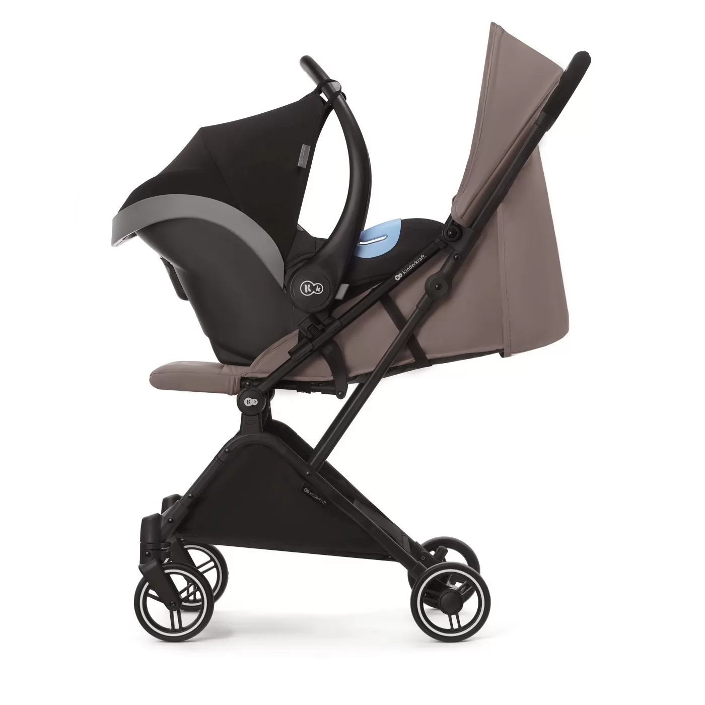 Carucior sport kinderkraft indy2, calm beige, varsta de la 0 luni la 3 ani [3]