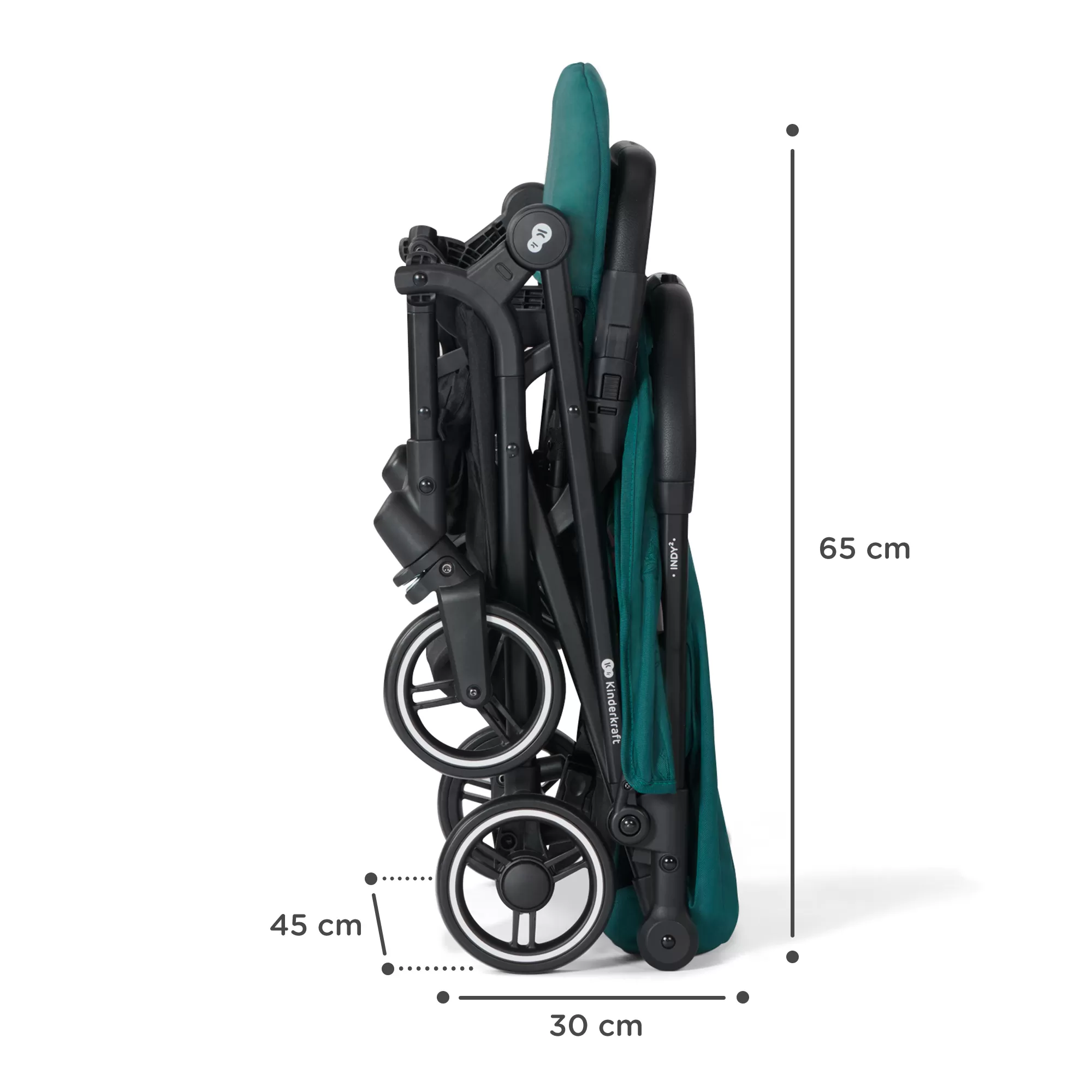 Carucior sport kinderkraft indy2, nature vibes, varsta de la 0 luni la 3 ani [6]