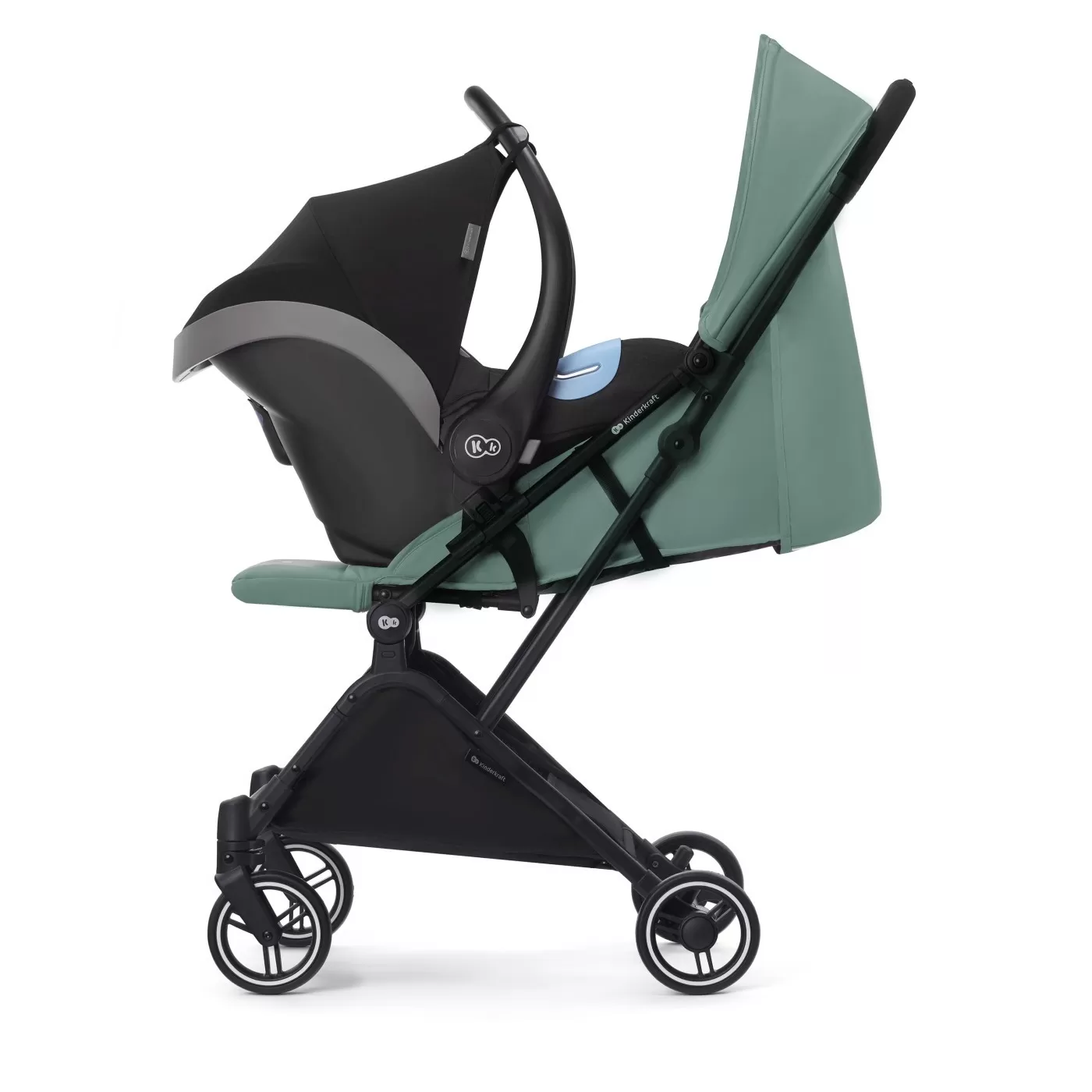 Carucior sport kinderkraft indy2, sea green, varsta de la 0 luni la 3 ani [3]