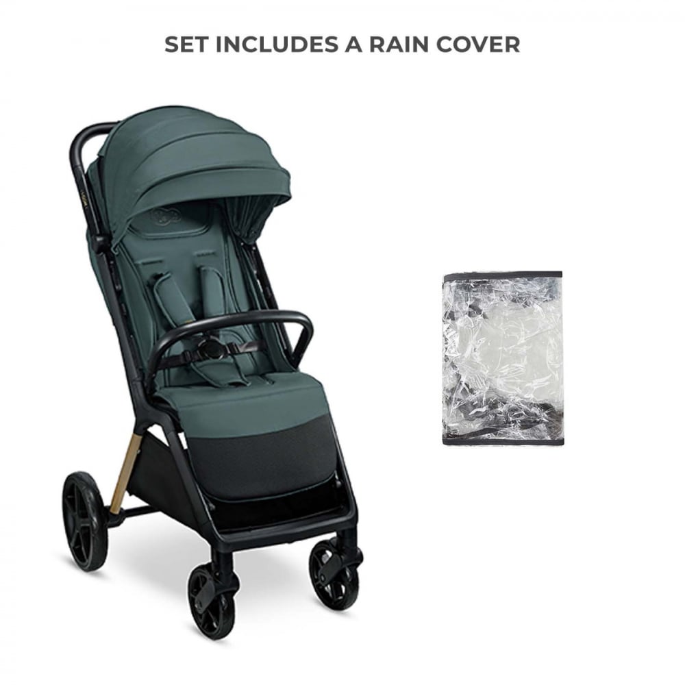 Carucior sport kinderkraft loom, 0-22 kg, jade green, varsta de la 0 luni la 4 ani [2]