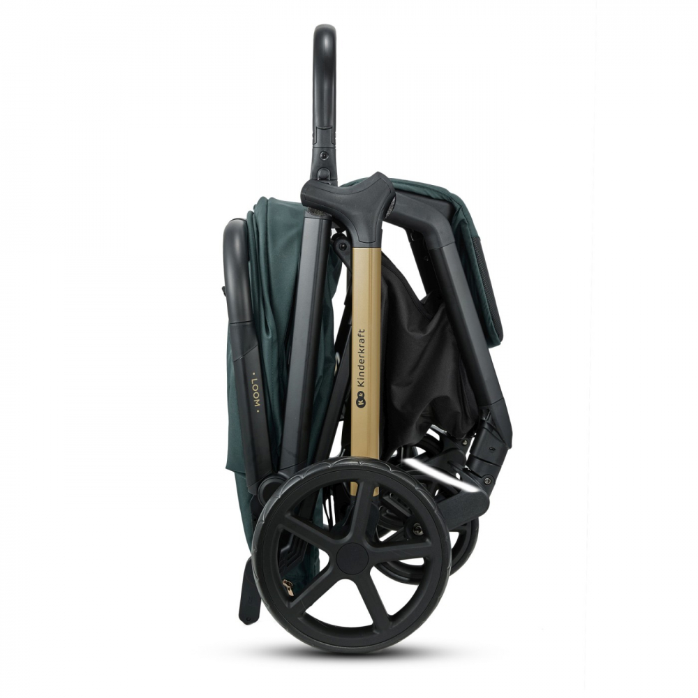 Carucior sport kinderkraft loom, 0-22 kg, jade green, varsta de la 0 luni la 4 ani [9]