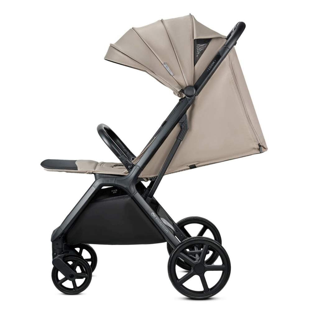 Carucior sport kinderkraft loom, 0-22 kg, linen beige, varsta de la 0 luni la 4 ani [12]