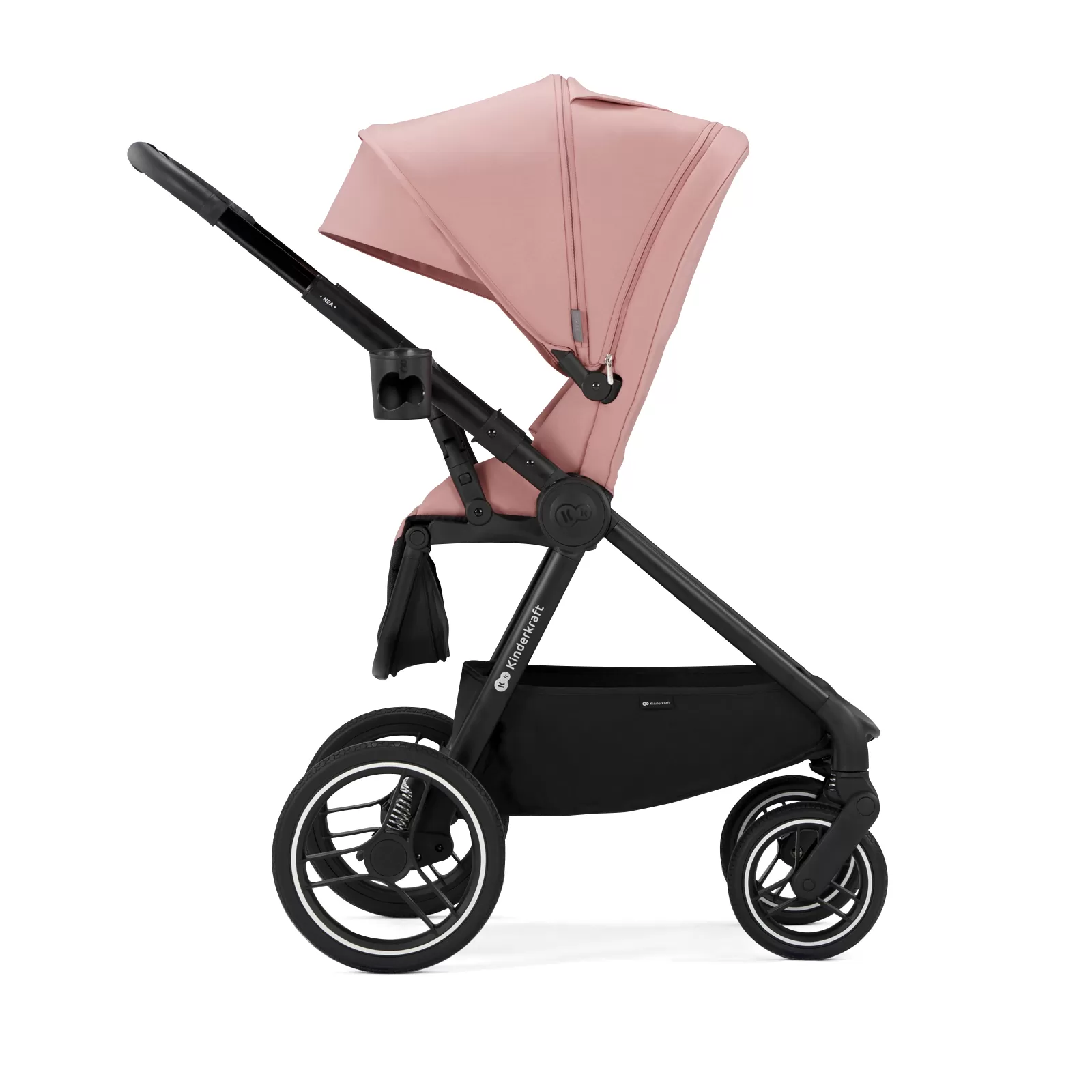 Carucior sport kinderkraft nea, ash pink, varsta de la 0 luni la 5 ani [2]