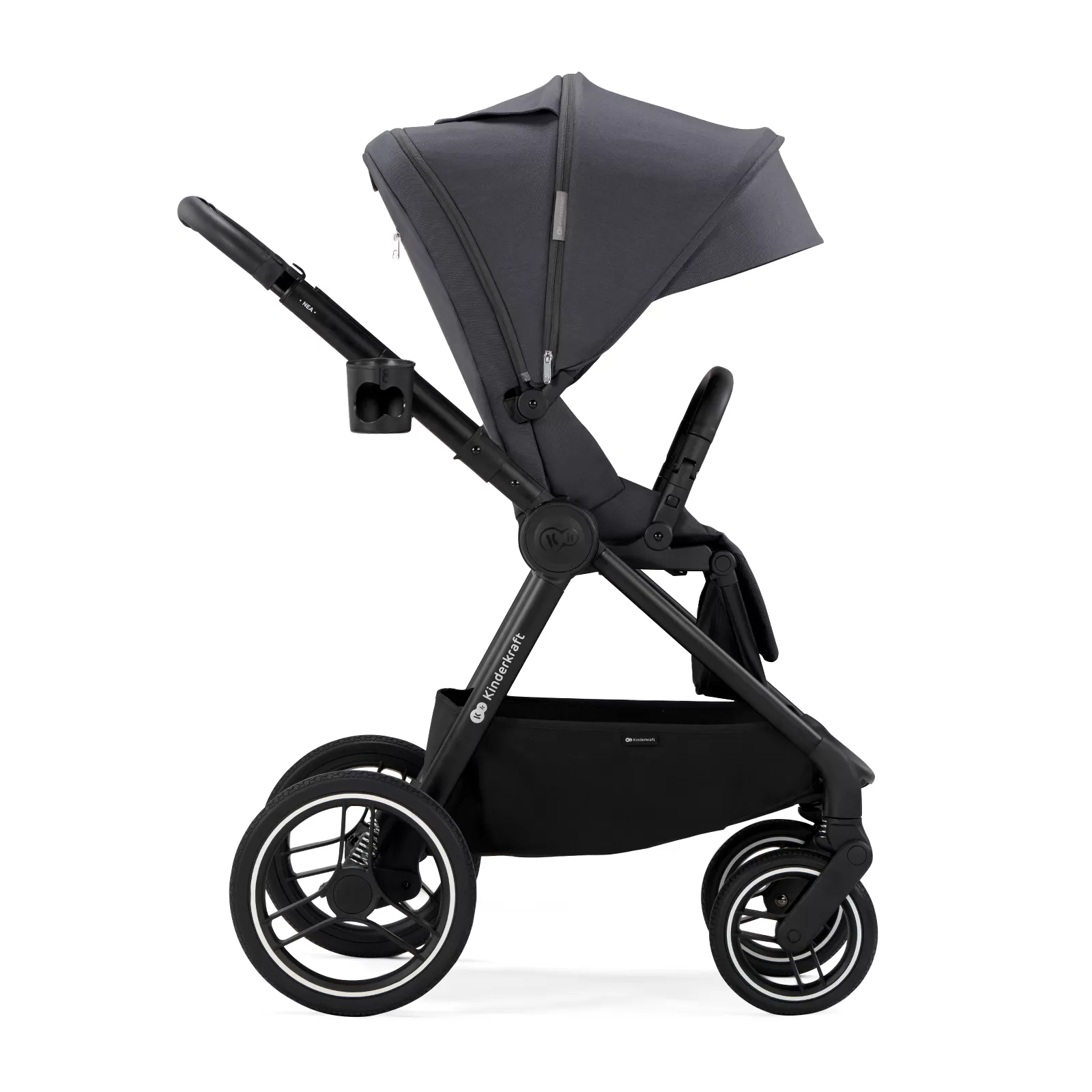 Carucior sport kinderkraft nea, deep grey, varsta de la 0 luni la 5 ani [3]
