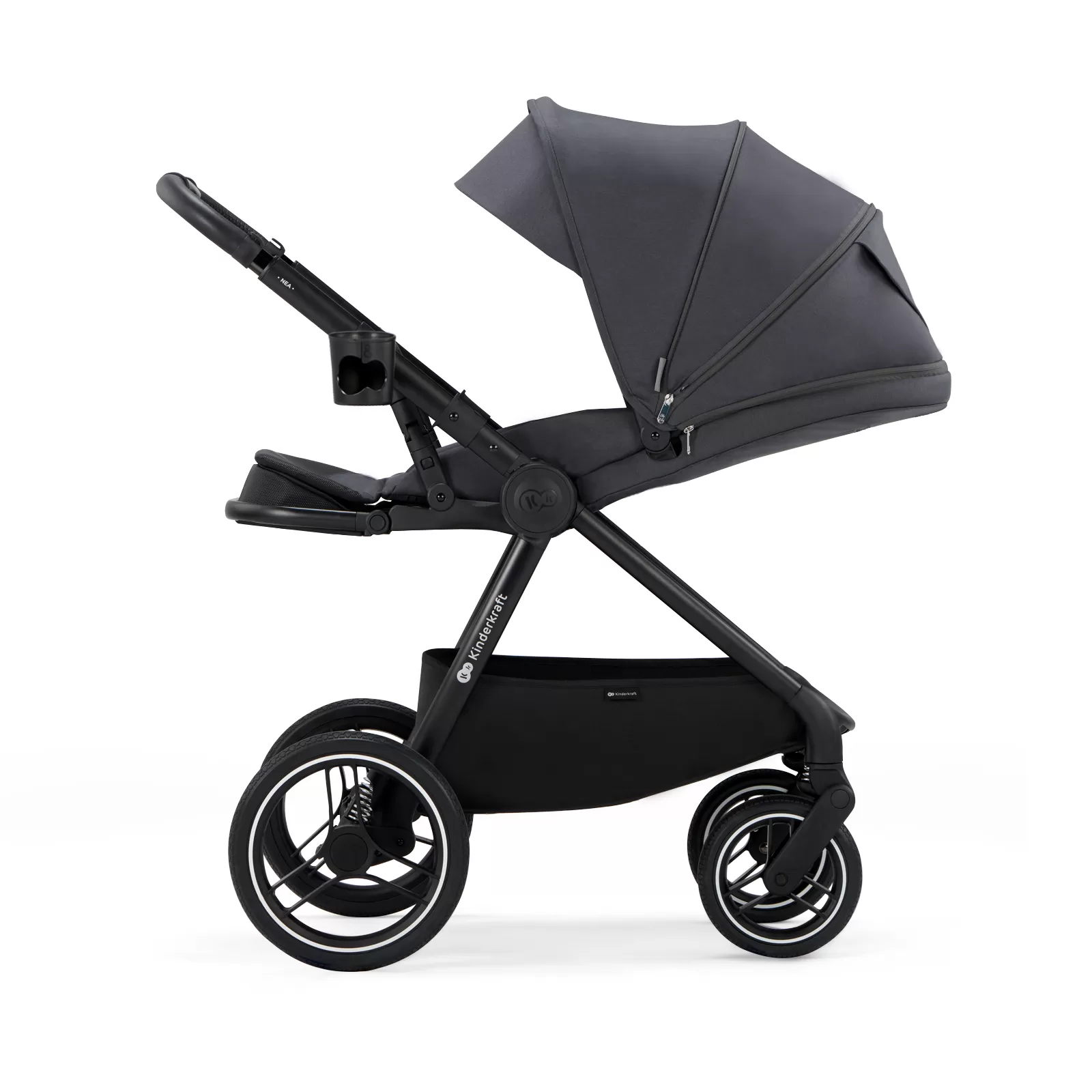 Carucior sport kinderkraft nea, deep grey, varsta de la 0 luni la 5 ani [1]
