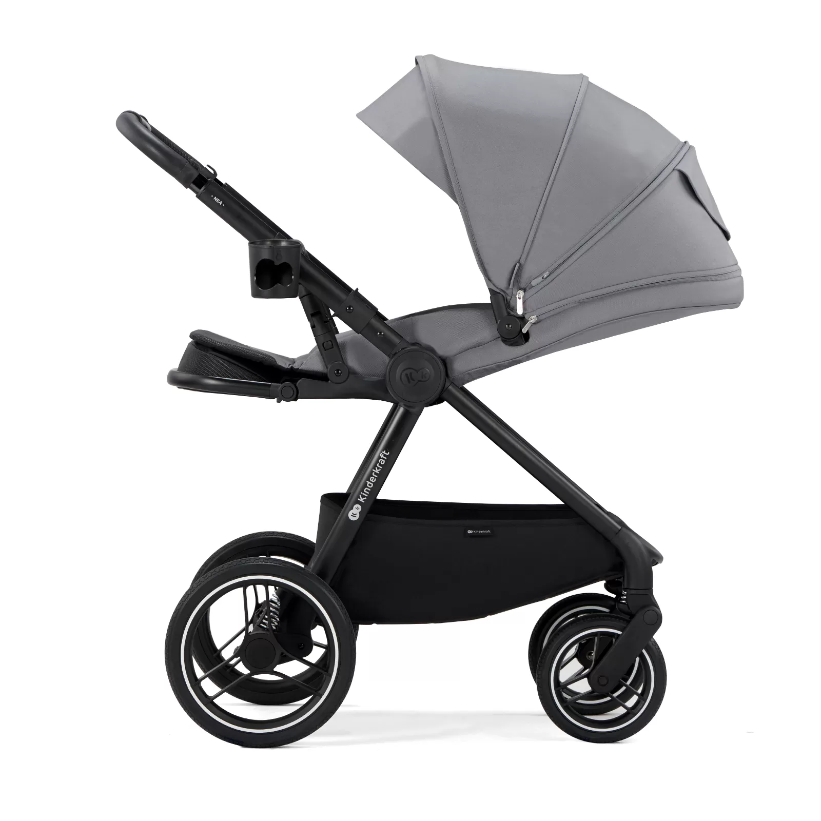Carucior sport kinderkraft nea, platinum grey, varsta de la 0 luni la 5 ani [1]