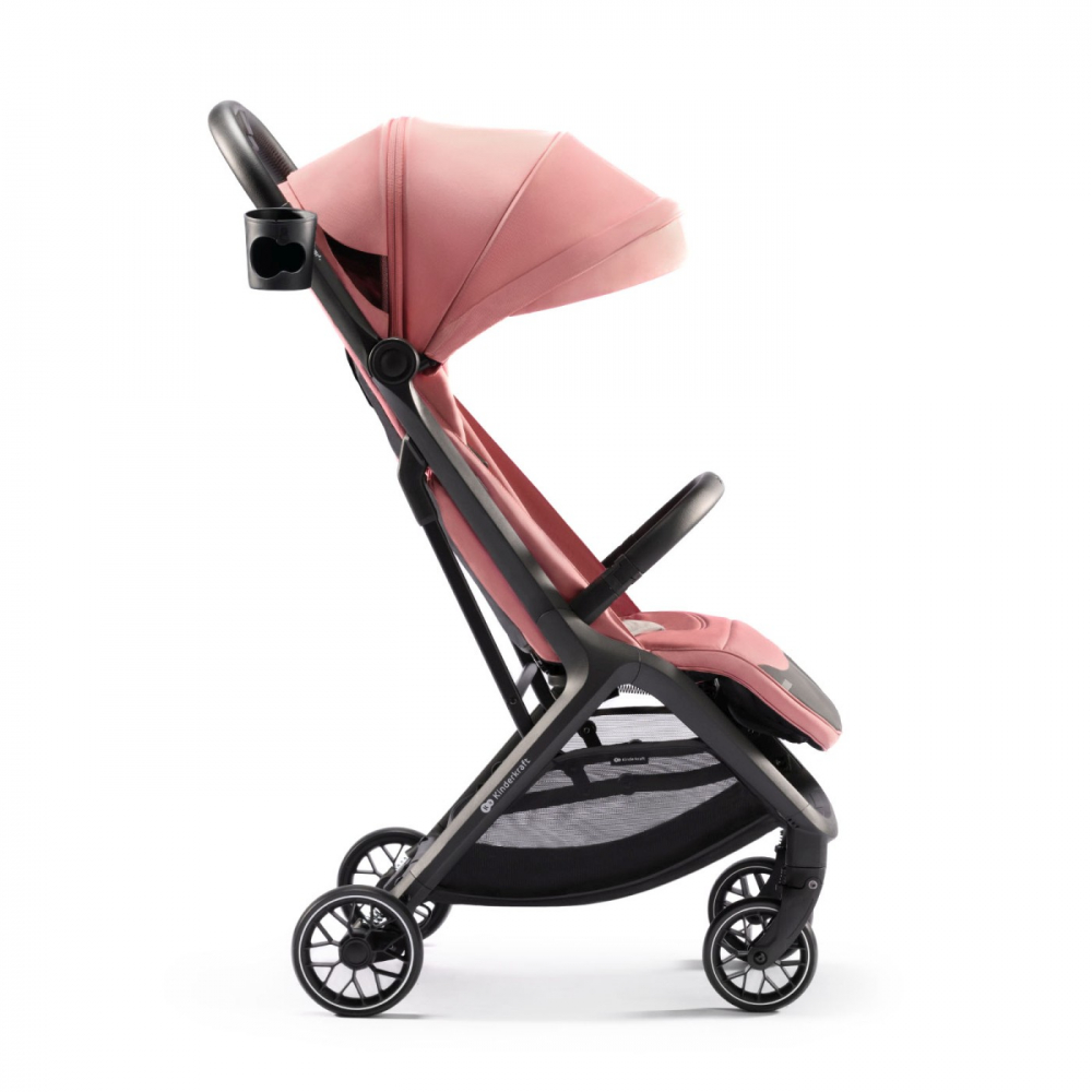 Carucior sport kinderkraft nubi 2, pink quartz, varsta de la 0 luni la 5 ani [2]